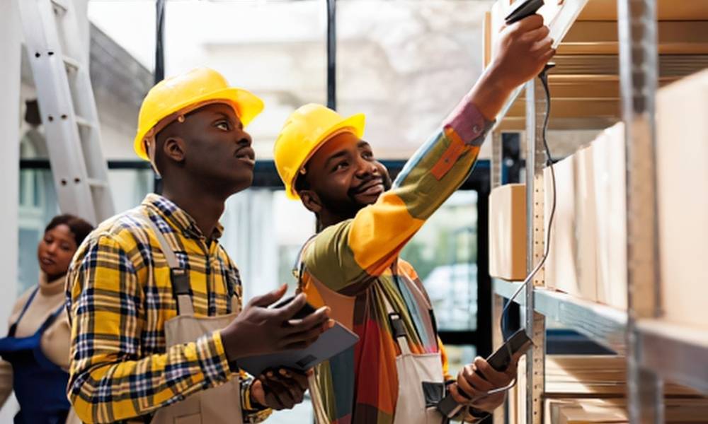 Professional construction company managing a building project in Abuja