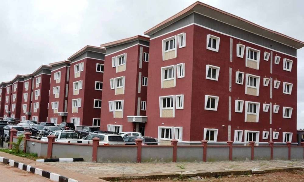 Residential housing estate completed by construction experts